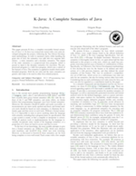 K-Java: A Complete Semantics of Java