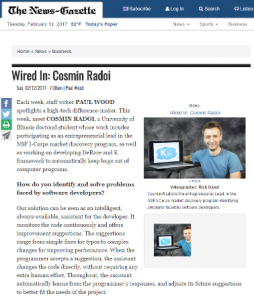 News-Gazette Interview